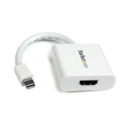 StarTech.com Mini DisplayPort® to HDMI® Video Adapter Converter 1920x1200 - White Mini DP to HDMI Adapter M/F (MDP2HDW) Video